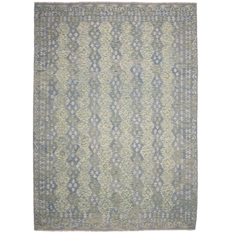 Tappeto Kilim Afghanistan azzurro 259x365