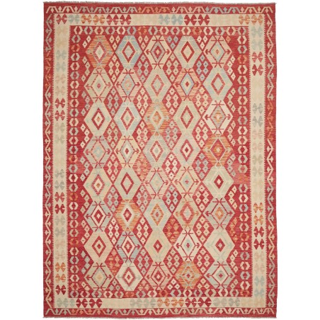Tappeto Kilim Afghanistan marrone 257x350