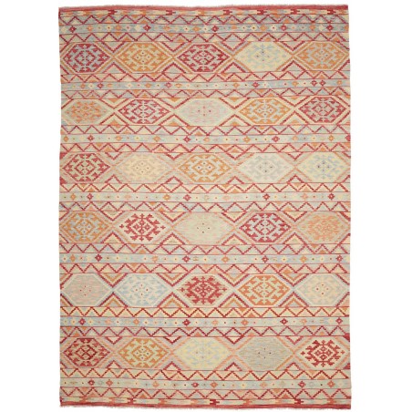 Tappeto Kilim Afghanistan marrone beige 249x341