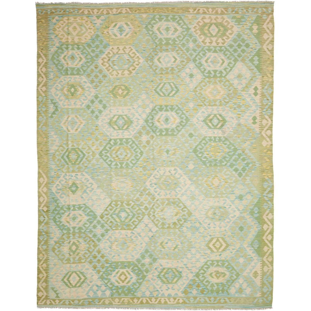 Tappeto Kilim Afghanistan marrone bianco 257x336