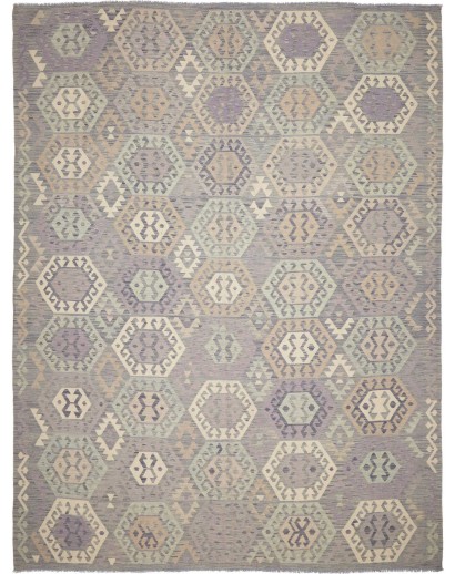 Tappeto Kilim Afghanistan azzurro 298x390