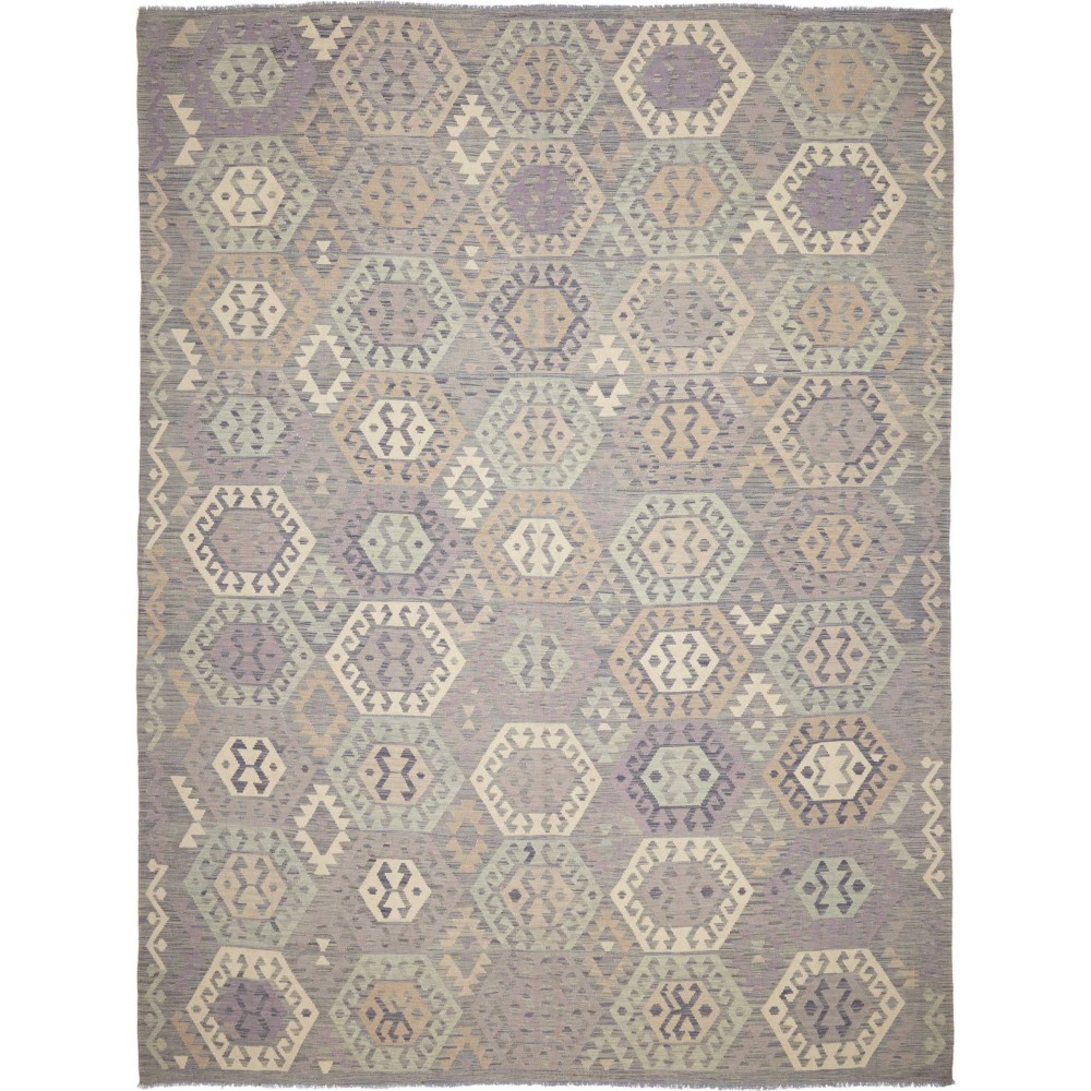 Tappeto Kilim Afghanistan azzurro 298x390