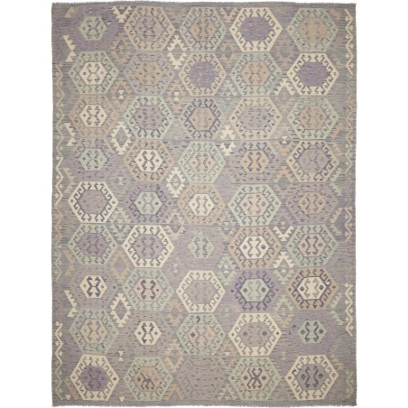 Tappeto Kilim Afghanistan azzurro 298x390