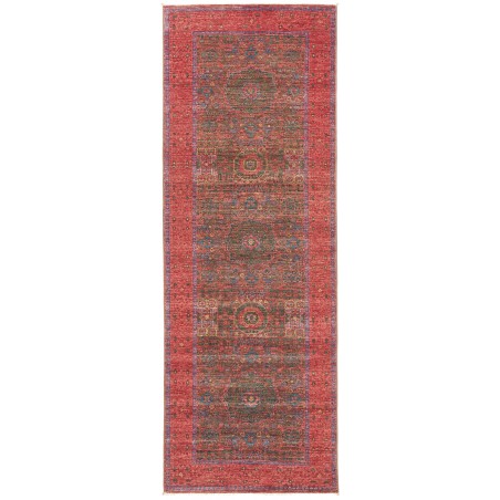 Tappeto Mamlouk Pakistan marrone arancione 83x236