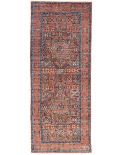 Tappeto Mamlouk Pakistan bianco grigio 79x204