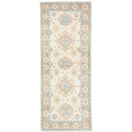 Tappeto Kazak Afghanistan bianco 77x196