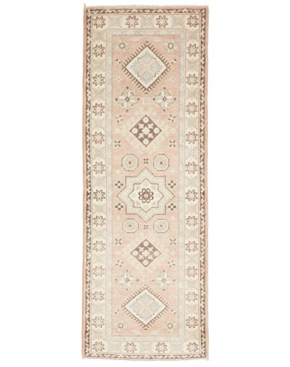 Tappeto Kazak Afghanistan bianco marrone 61x175
