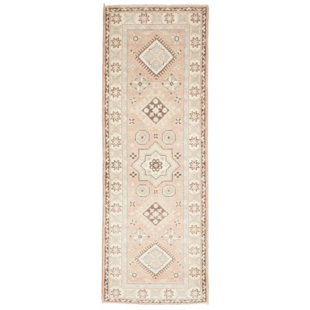 Tappeto Kazak Afghanistan bianco marrone 61x175