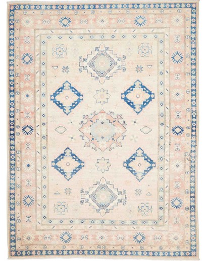 Tappeto Kazak Afghanistan bianco 148x201