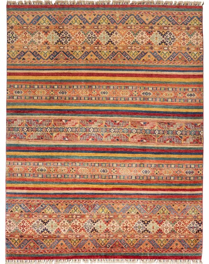 Tappeto Samarkand Pakistan arancione grigio 252x294
