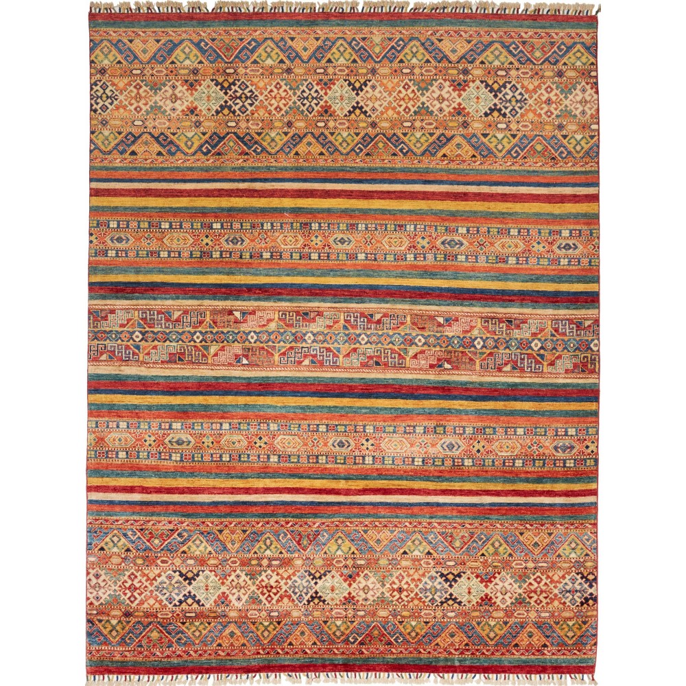 Tappeto Samarkand Pakistan arancione grigio 252x294