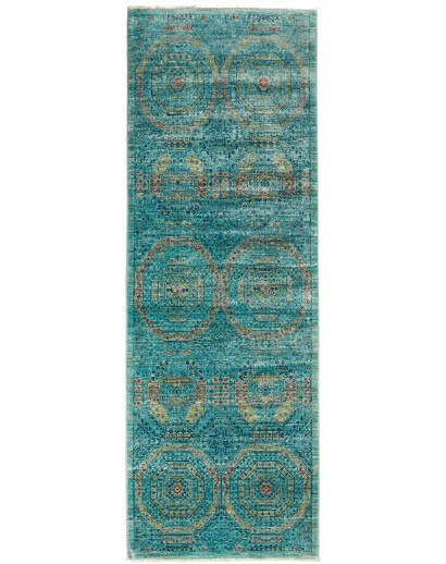 Tappeto Mamlouk Pakistan grigio verde 77x217