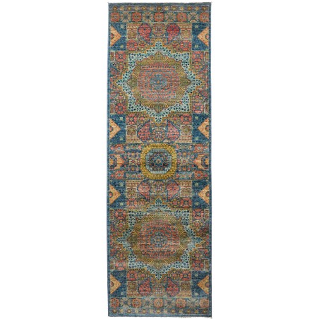 Tappeto Mamlouk Pakistan azzurro 82x255