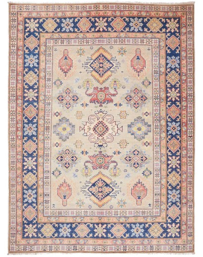 Tappeto Kazak Afghanistan beige grigio 175x238