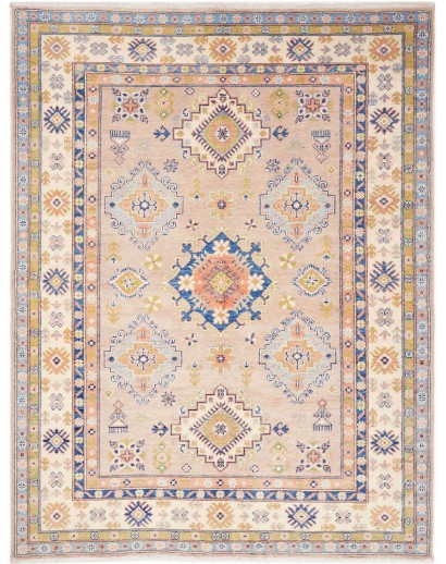 Tappeto Kazak Afghanistan beige giallo 153x199