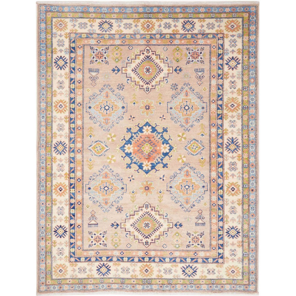 Tappeto Kazak Afghanistan beige giallo 153x199