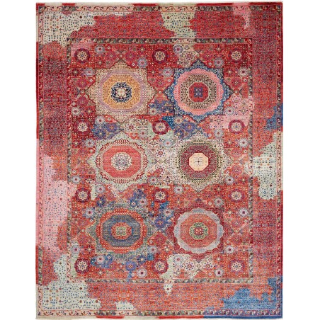 Tappeto Mamlouk Pakistan marrone grigio 274x353