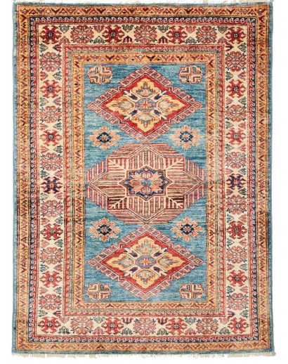 Tappeto Kazak Fine Pakistan marrone grigio 100x134