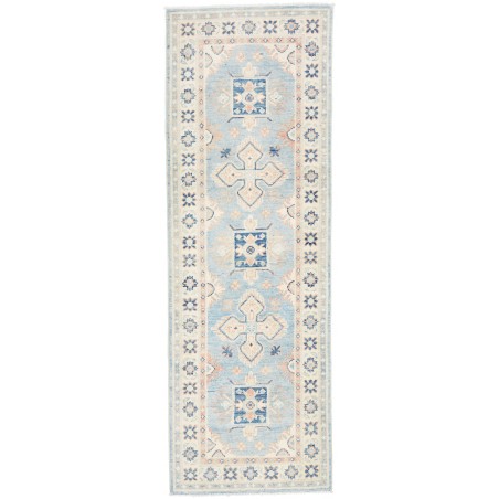 Tappeto Kazak Afghanistan bianco 65x190