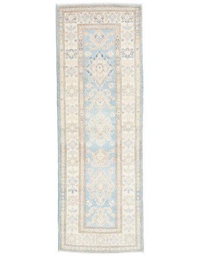 Tappeto Kazak Afghanistan bianco 65x202