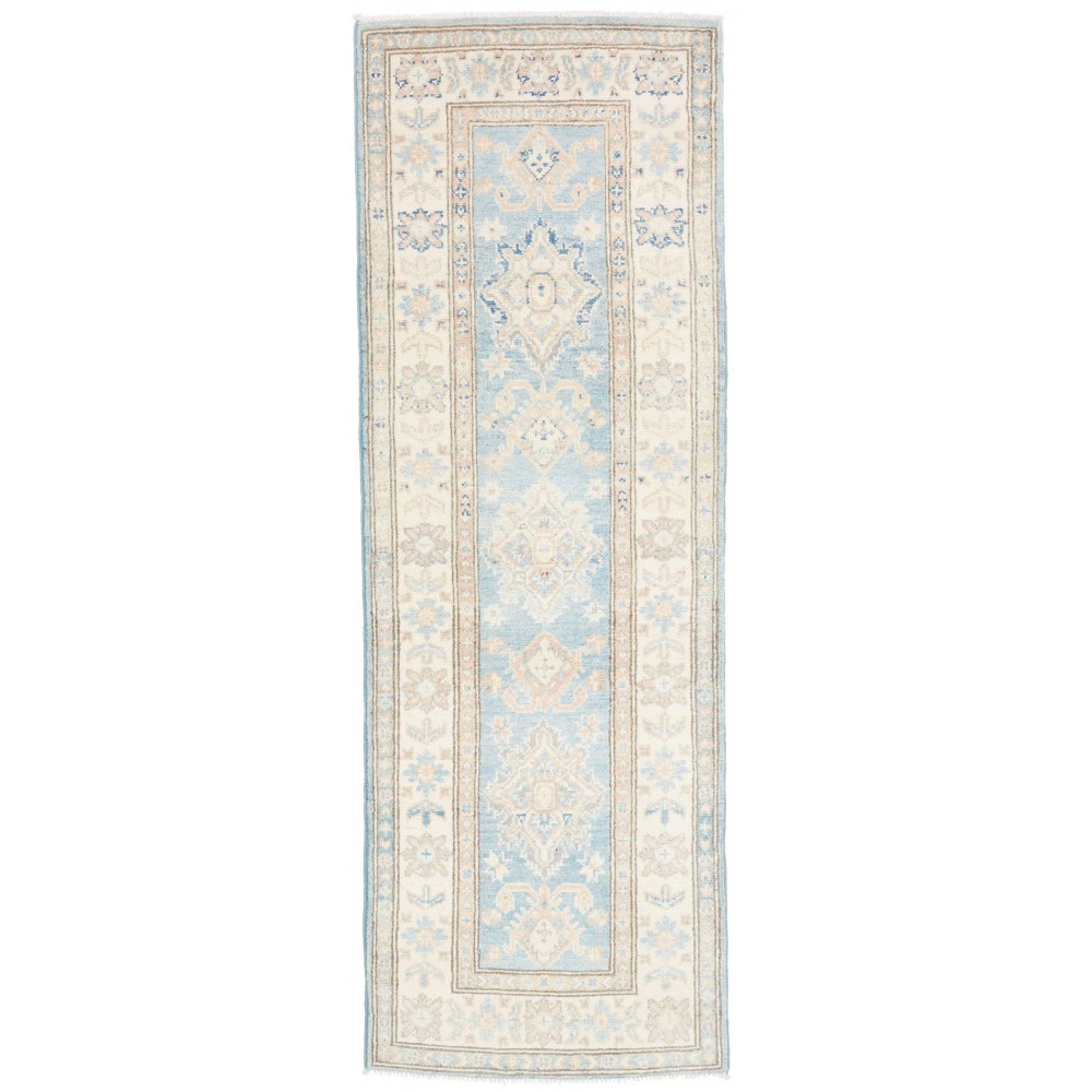 Tappeto Kazak Afghanistan bianco 65x202