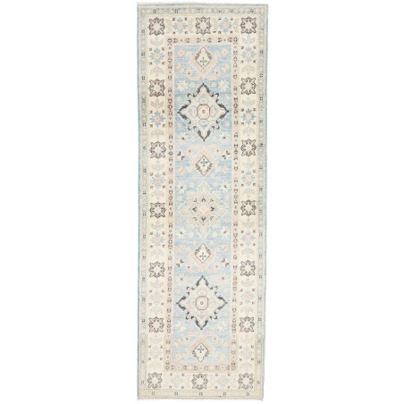 Tappeto Kazak Afghanistan bianco 62x179