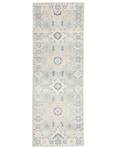 Tappeto Kazak Afghanistan bianco 64x180
