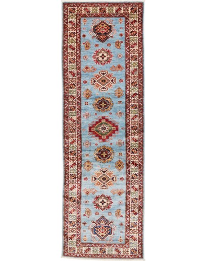 Tappeto Kazak Fine Pakistan beige grigio 86x261