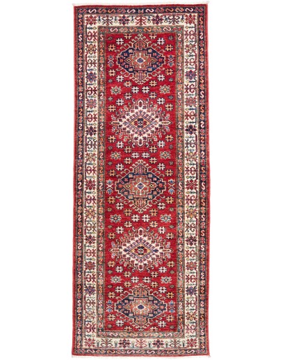 Tappeto Kazak Fine Pakistan marrone grigio 79x205