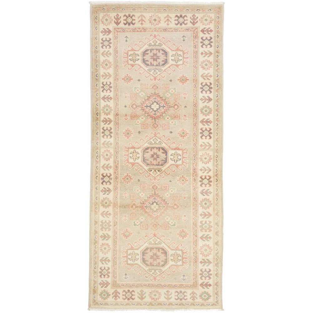 Tappeto Kazak Afghanistan giallo 85x198