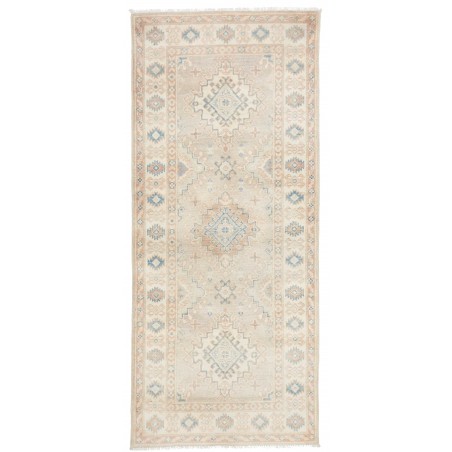 Tappeto Kazak Afghanistan bianco 84x194