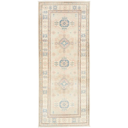 Tappeto Kazak Afghanistan bianco beige 80x197