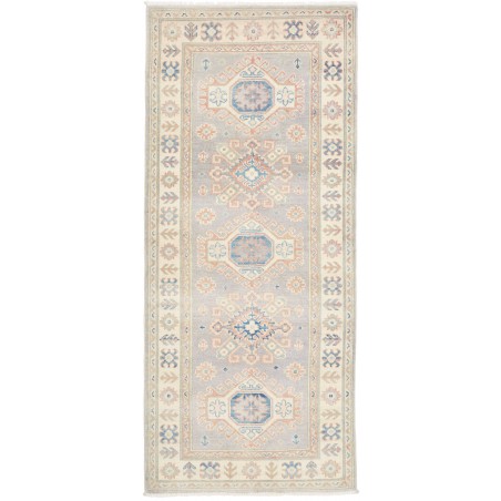 Tappeto Kazak Afghanistan bianco 83x195