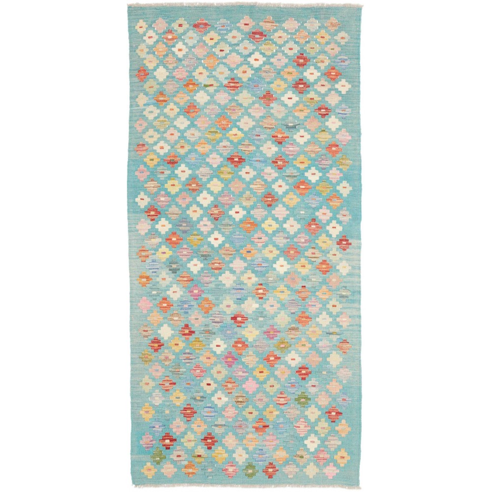 Tappeto Kilim Afghanistan beige giallo 94x196