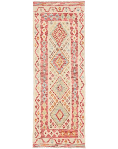 Tappeto Kilim Afghanistan giallo 65x189