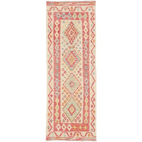 Tappeto Kilim Afghanistan giallo 65x189