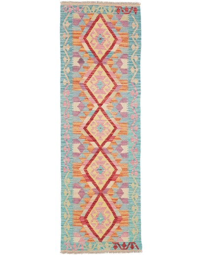 Tappeto Kilim Afghanistan marrone 61x194