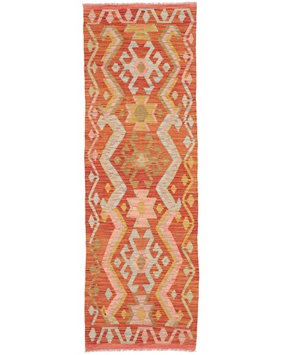 Tappeto Kilim Afghanistan arancione 62x193