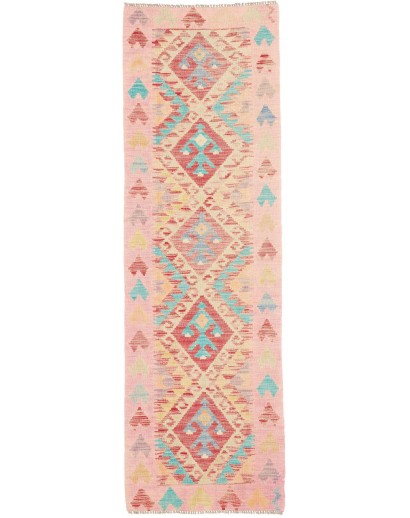 Tappeto Kilim Afghanistan giallo 62x198