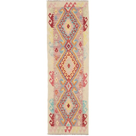 Tappeto Kilim Afghanistan marrone rosso 61x197