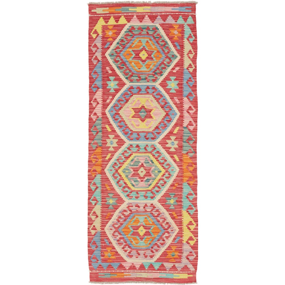 Tappeto Kilim Afghanistan marrone 56x148