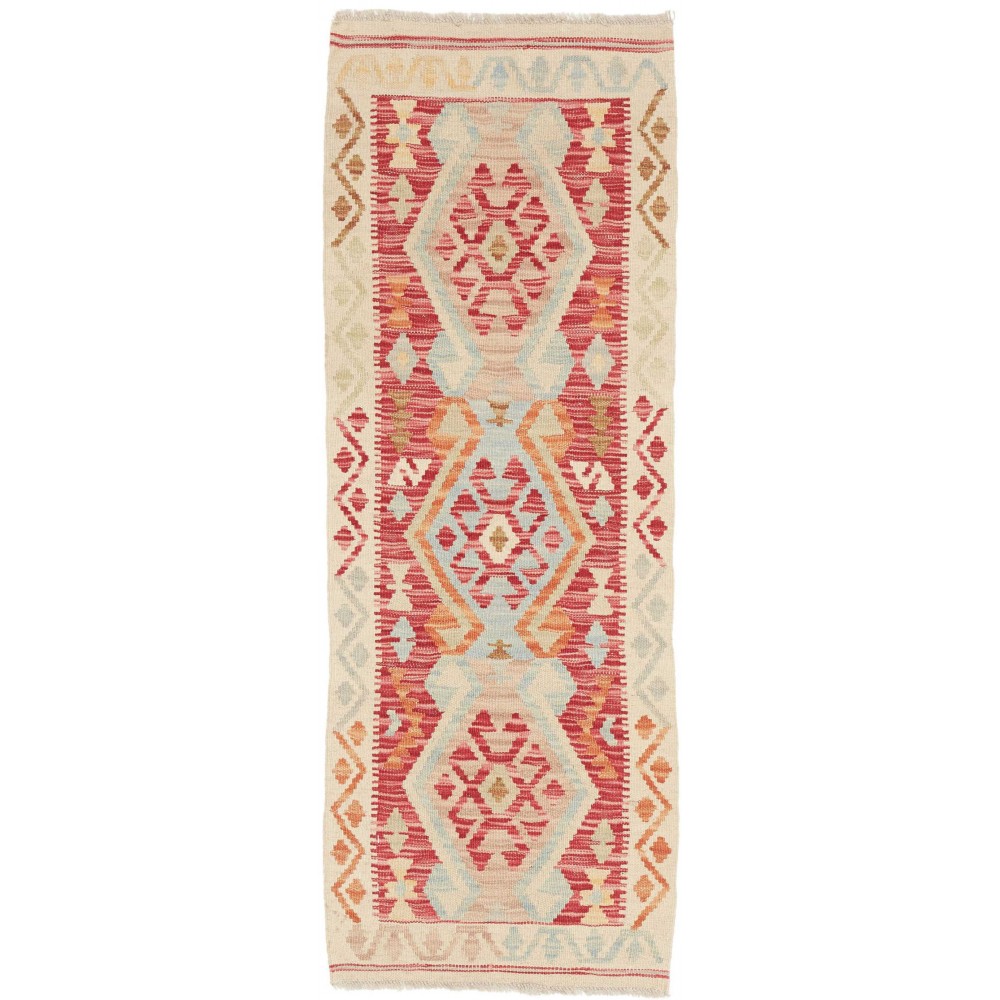 Tappeto Kilim Afghanistan giallo 54x149