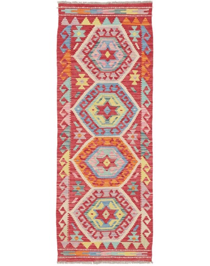 Tappeto Kilim Afghanistan marrone 56x151