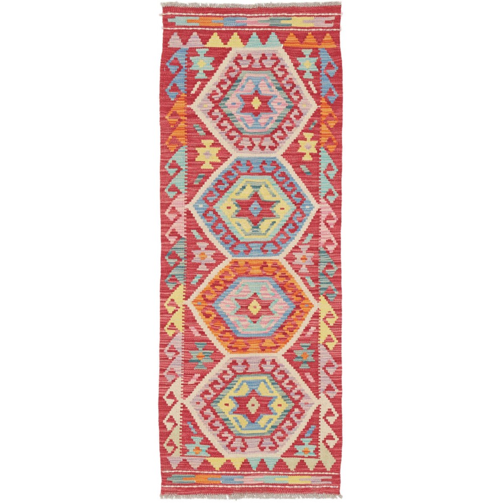 Tappeto Kilim Afghanistan marrone 56x151