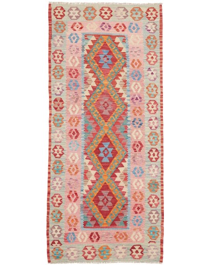 Tappeto Kilim Afghanistan marrone beige 86x197