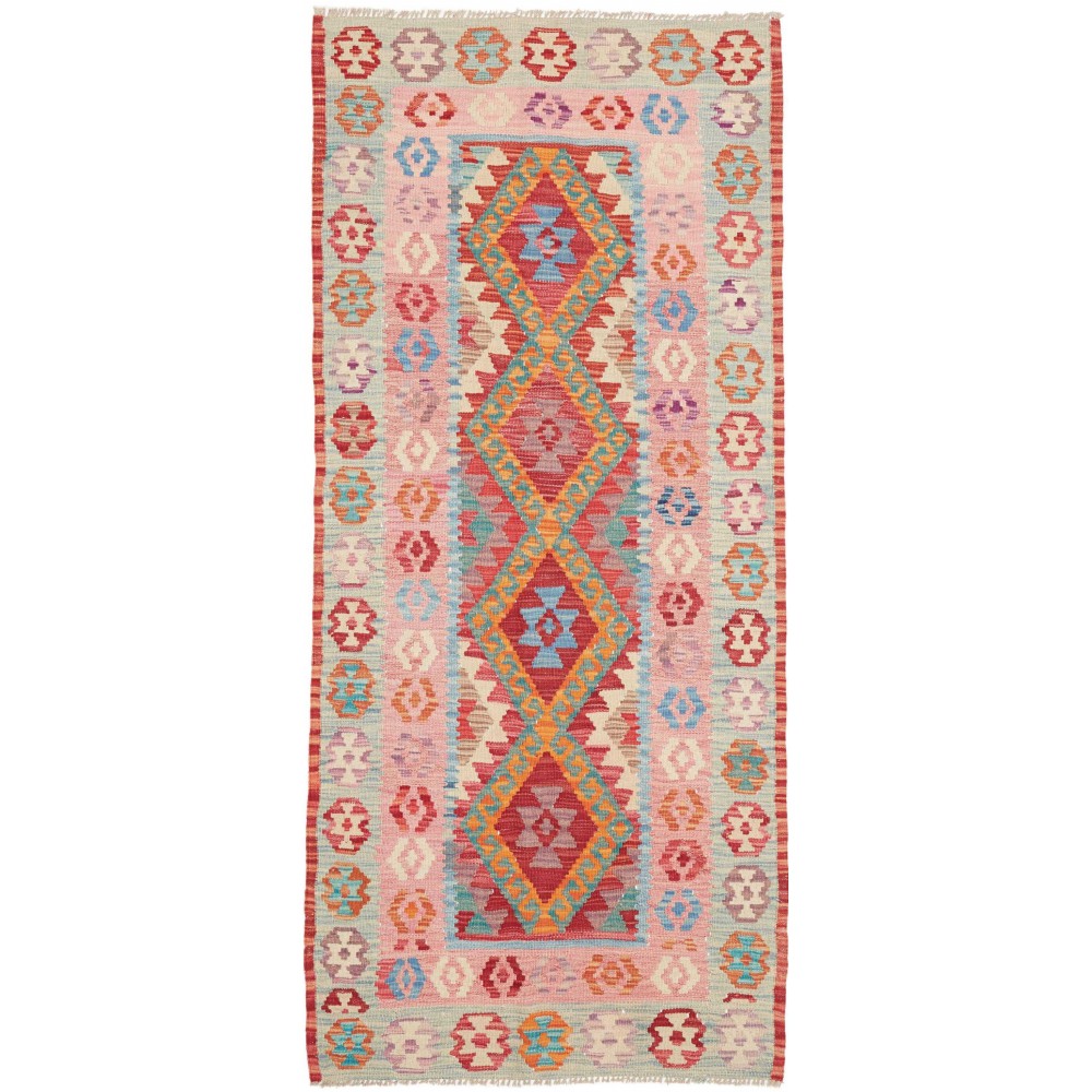 Tappeto Kilim Afghanistan marrone beige 86x197