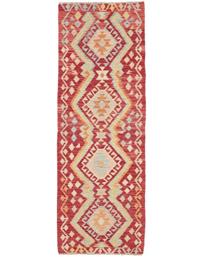 Tappeto Kilim Afghanistan marrone rosso 62x187