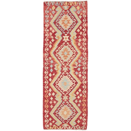 Tappeto Kilim Afghanistan marrone rosso 62x187