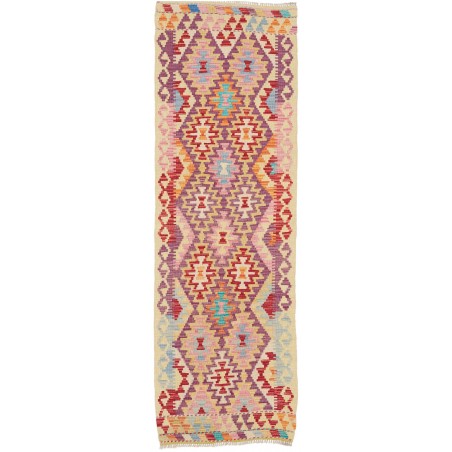 Tappeto Kilim Afghanistan marrone 64x197