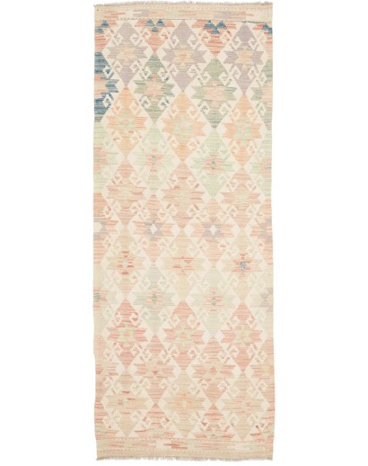 Tappeto Kilim Afghanistan giallo 80x199